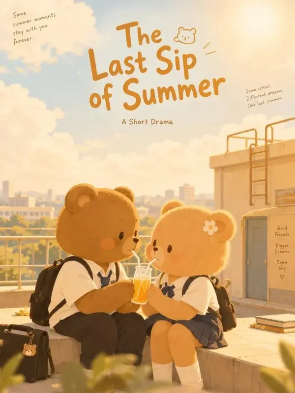 花魁短剧纯净无弹窗平台 · 夏日汽水日记 夏日汽水日记 短剧封面海报
